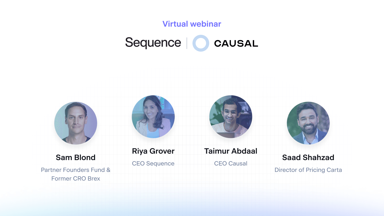 Webinar: Mastering B2B Pricing & Revenue Operations with Riya Grover, Sam Blond and Saad Shahzed