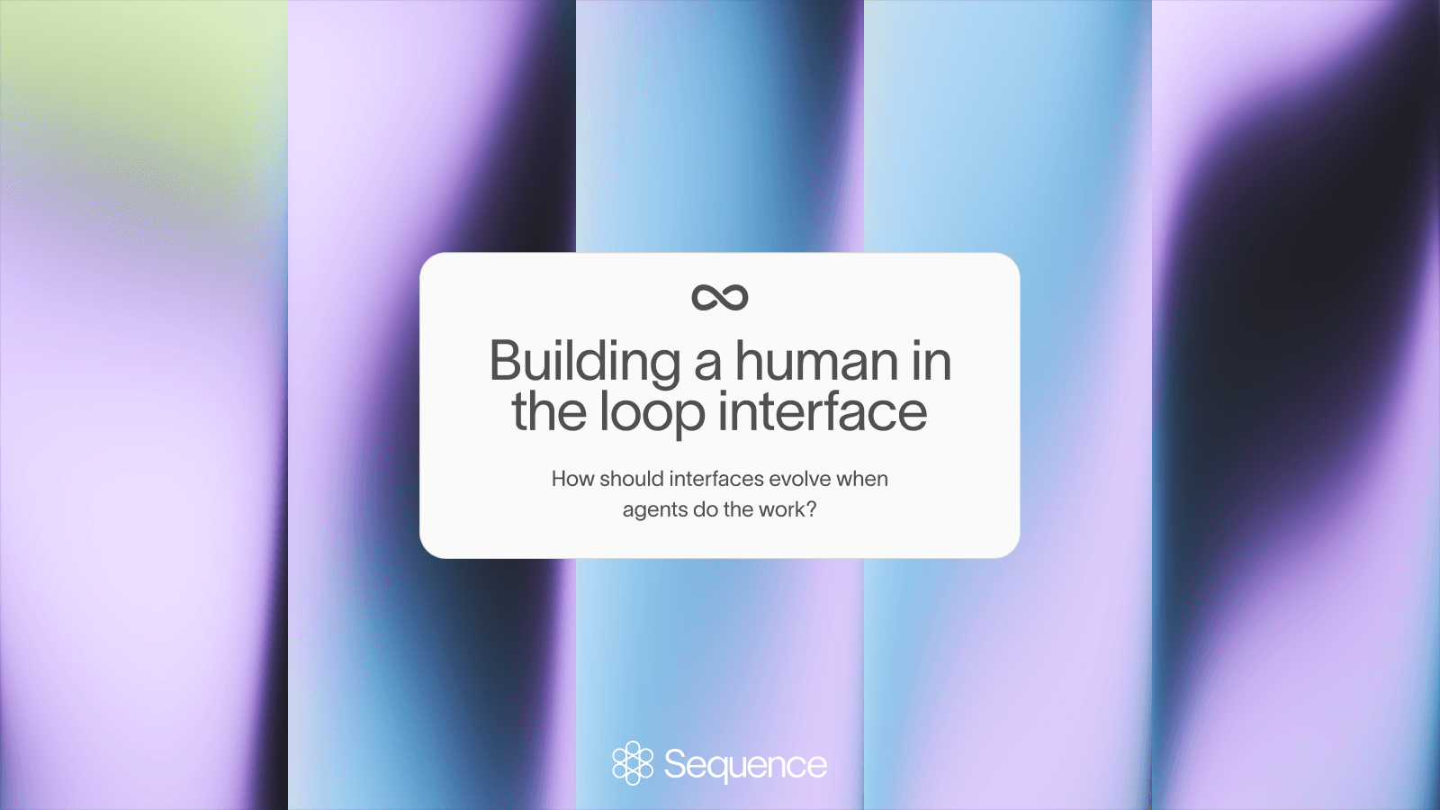 Building a human in the loop interface